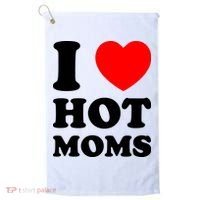 I Love Hot Moms Golf Towel thumb 0