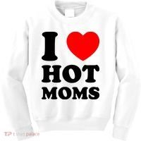 I Love Hot Moms Kids Sweatshirt thumb 0