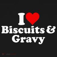 I Love Heart Biscuits And Gravy Kids Sweatshirt thumb 2