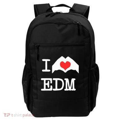 I Love Heart Edm Backpack