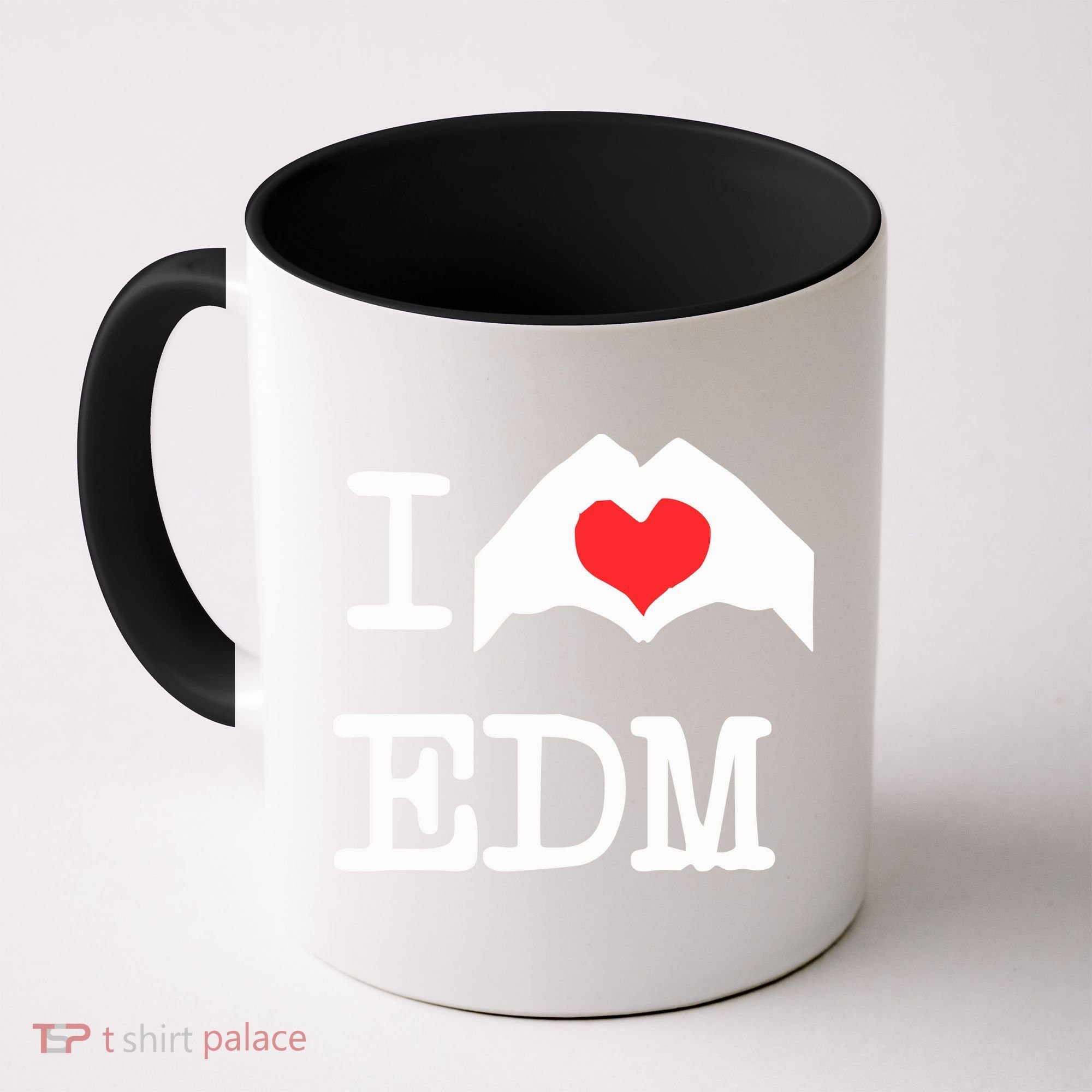 I Love Heart Edm Coffee Mug