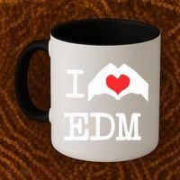 I Love Heart Edm Coffee Mug thumb 2