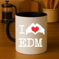 I Love Heart Edm Coffee Mug thumb 4