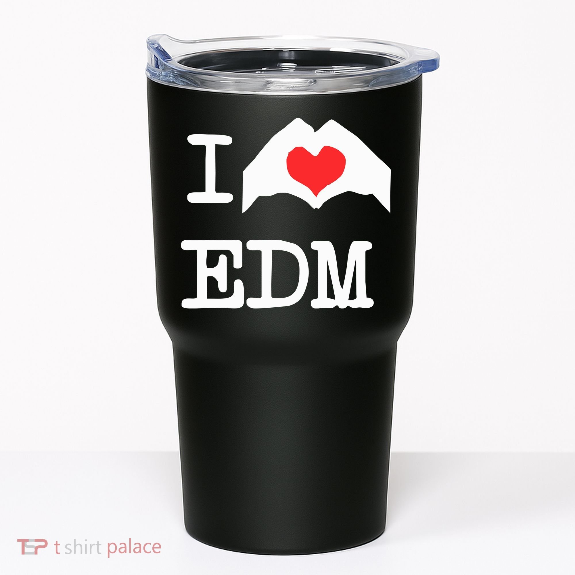 I Love Heart Edm Tumbler