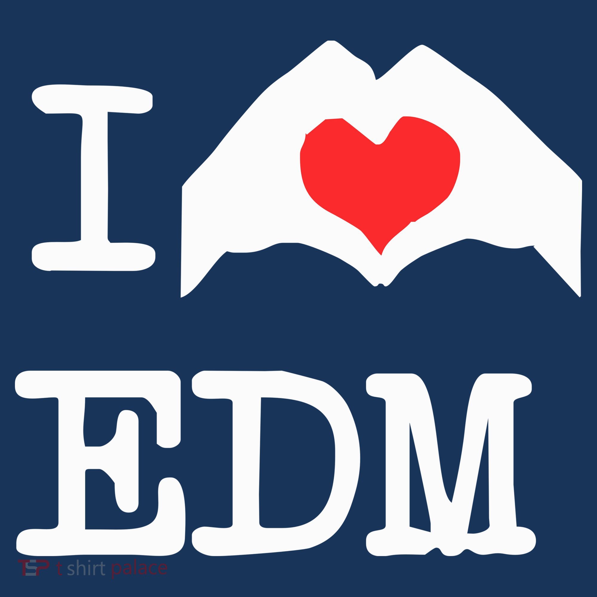 I Love Heart Edm Doggie Tank