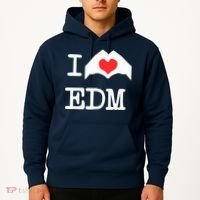 I Love Heart Edm Hoodie thumb 2