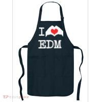 I Love Heart Edm Apron thumb 0