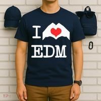 I Love Heart Edm T-Shirt thumb 6