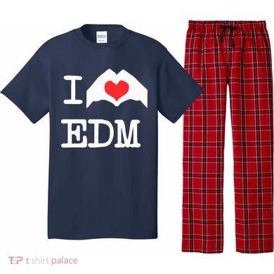 I Love Heart Edm Pajama Set