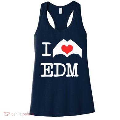 I Love Heart Edm Women's Tank Top