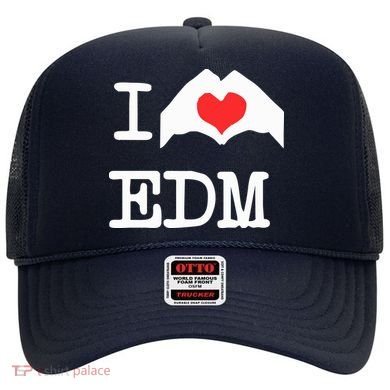 I Love Heart Edm Hat