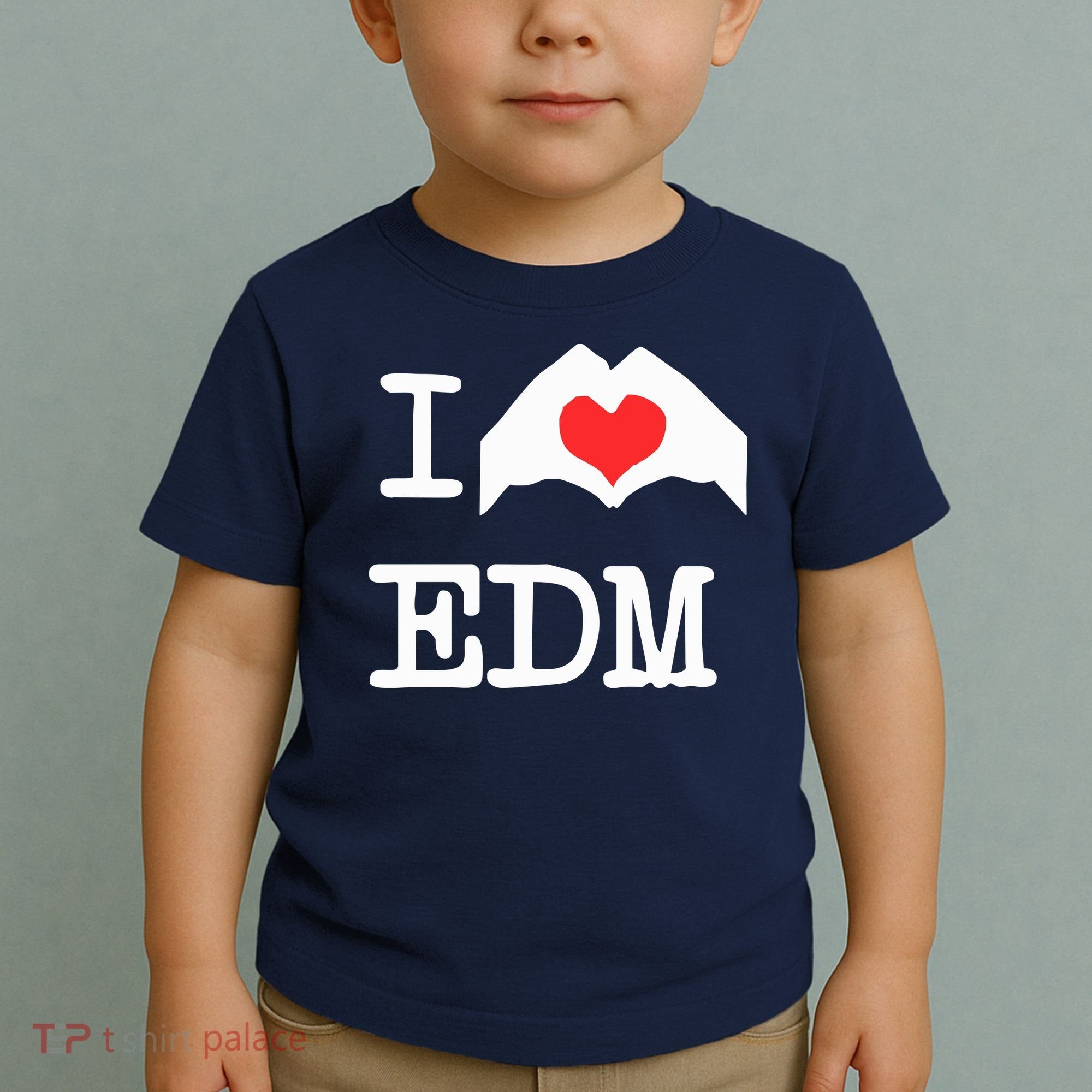 I Love Heart Edm Toddler T-Shirt