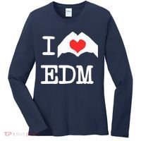 I Love Heart Edm Women's Long Sleeve Shirt thumb 0