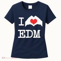 I Love Heart Edm Women's T-Shirt thumb 0