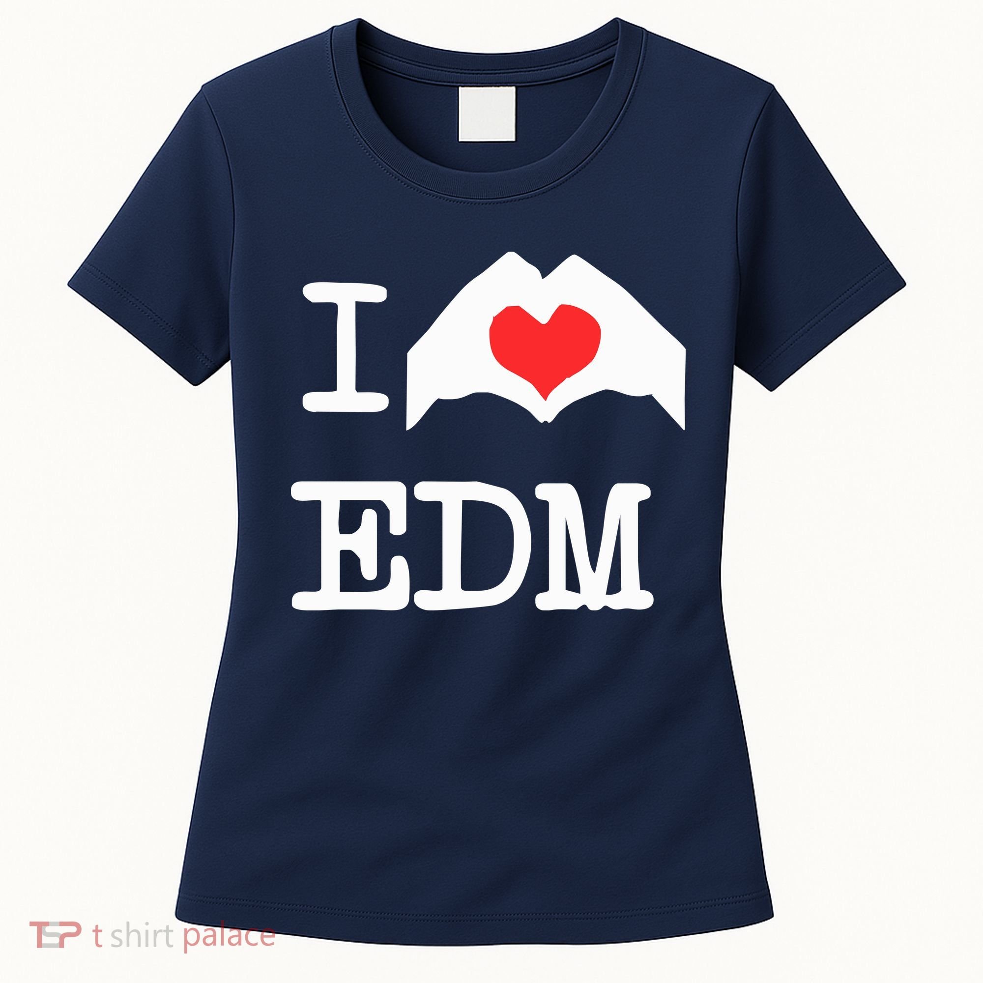 I Love Heart Edm Women's T-Shirt