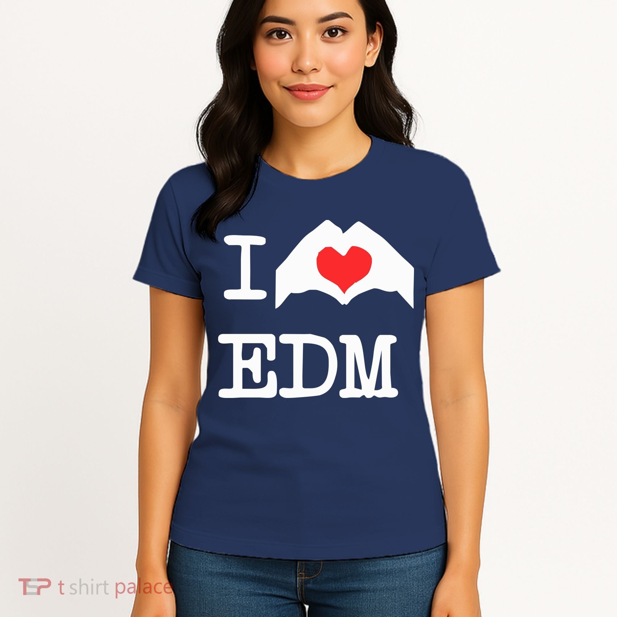 I Love Heart Edm Women's T-Shirt