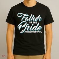 I Loved Her First Father Of The Bride Father Of Bride T-Shirt thumb 3