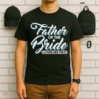 I Loved Her First Father Of The Bride Father Of Bride T-Shirt thumb 6
