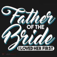 I Loved Her First Father Of The Bride Father Of Bride Women's Hoodie thumb 2