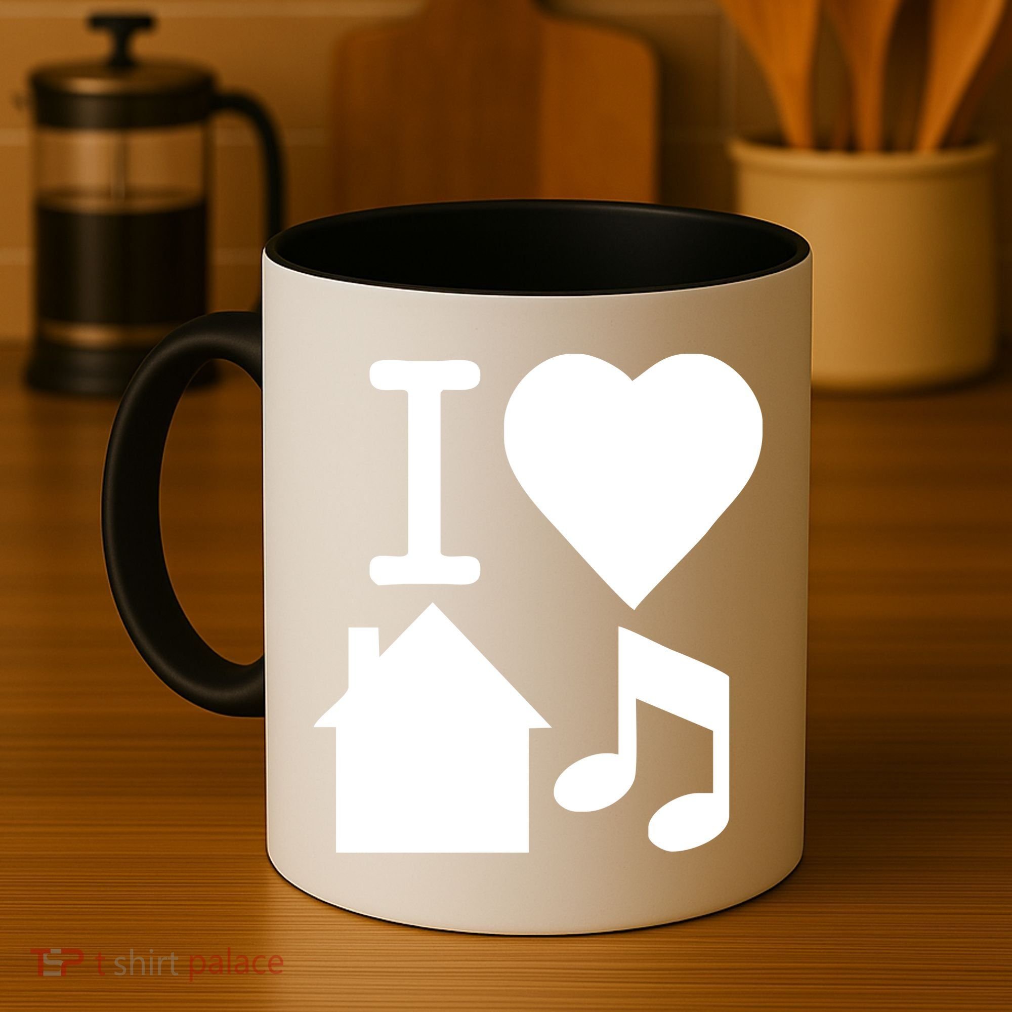 I Love House Music DJ Coffee Mug