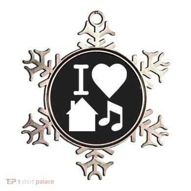 I Love House Music DJ Ornament