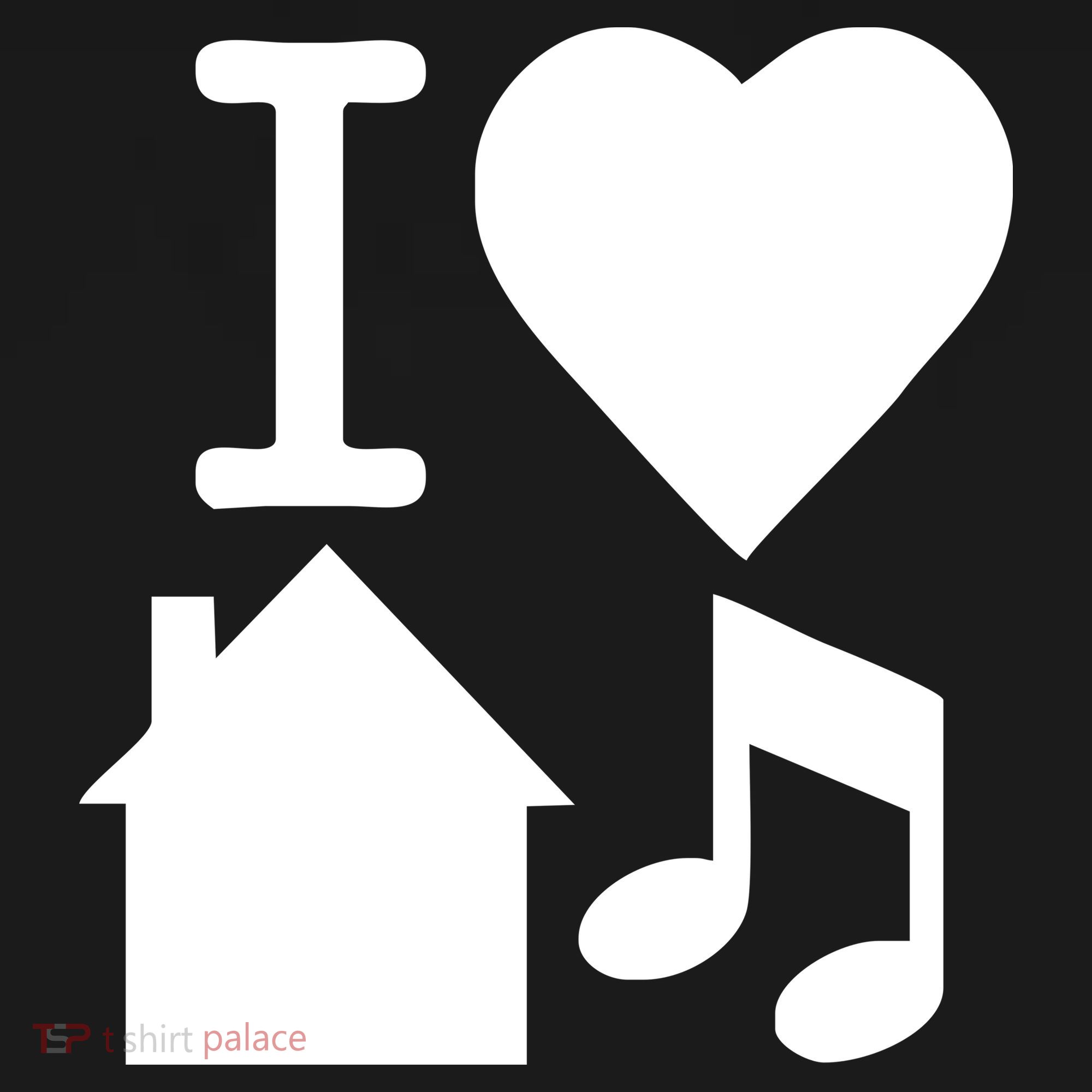 I Love House Music DJ Ornament