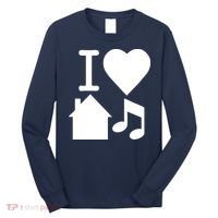 I Love House Music DJ Long Sleeve Shirt thumb 0