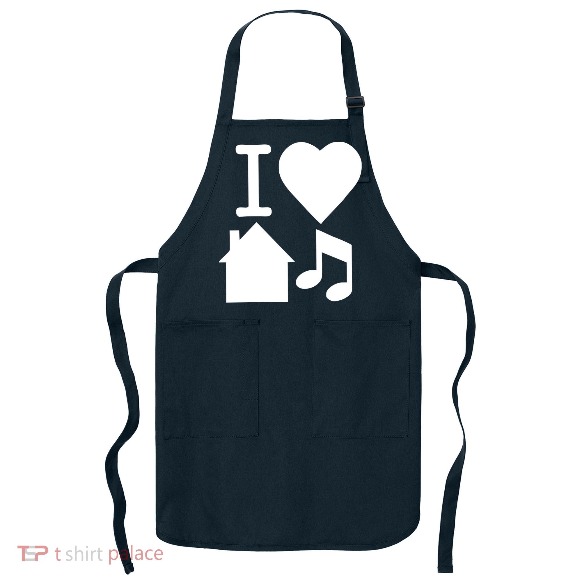 I Love House Music DJ Apron