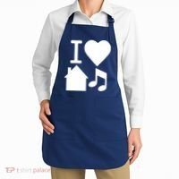 I Love House Music DJ Apron thumb 2
