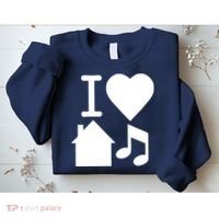 I Love House Music DJ Sweatshirt thumb 2