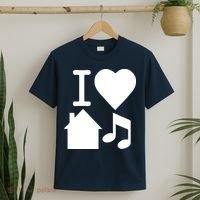 I Love House Music DJ T-Shirt thumb 2