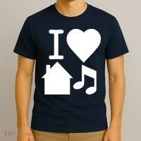 I Love House Music DJ T-Shirt thumb 3