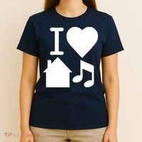 I Love House Music DJ T-Shirt thumb 4