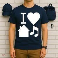 I Love House Music DJ T-Shirt thumb 6