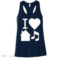 I Love House Music DJ Women's Tank Top thumb 0