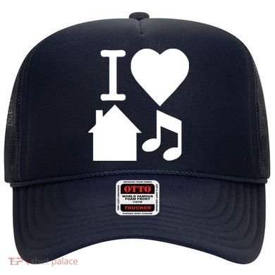 I Love House Music DJ Hat