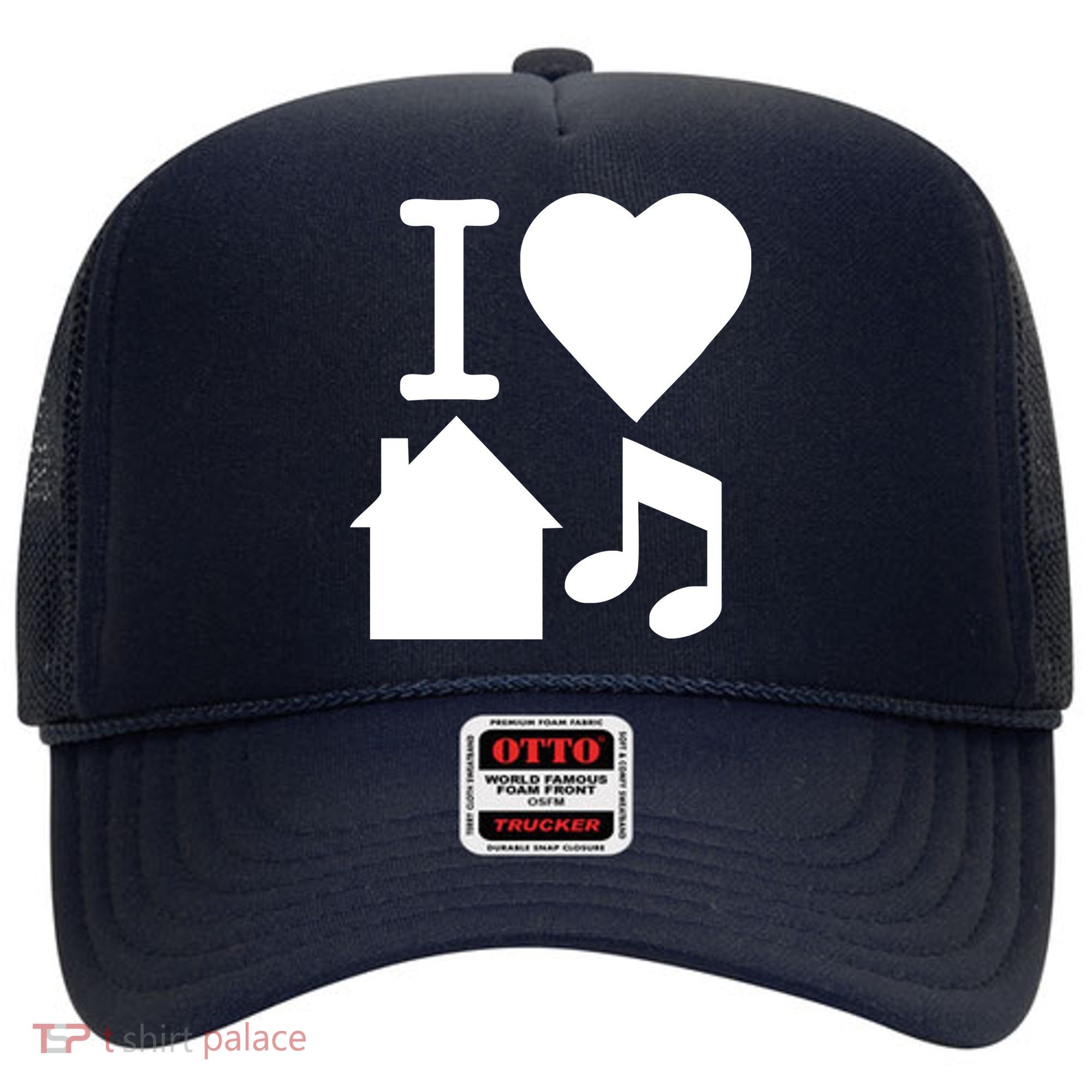 I Love House Music DJ Hat