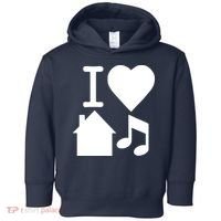 I Love House Music DJ Toddler Hoodie thumb 0