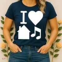 I Love House Music DJ Women's T-Shirt thumb 2