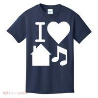 I Love House Music DJ Kids T-Shirt thumb 0