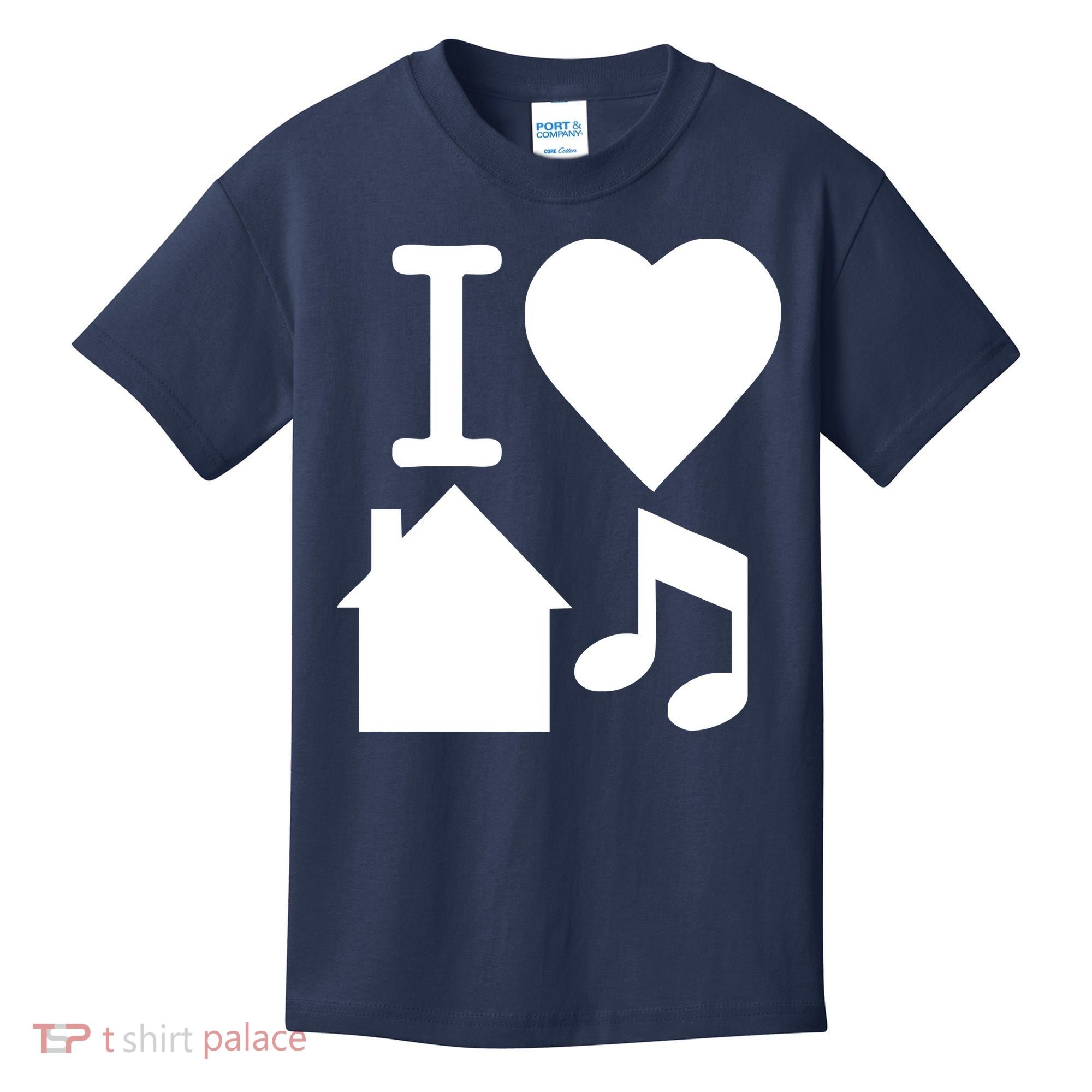 I Love House Music DJ Kids T-Shirt