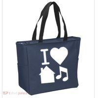 I Love House Music DJ Tote Bag thumb 2