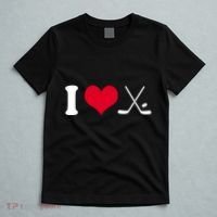 I Love Hockey, Sticks And Puck T-Shirt thumb 5