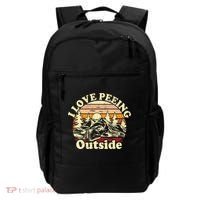 I Love Heart Peeing Outside Lover Camping Hikind Outdoors Backpack thumb 0