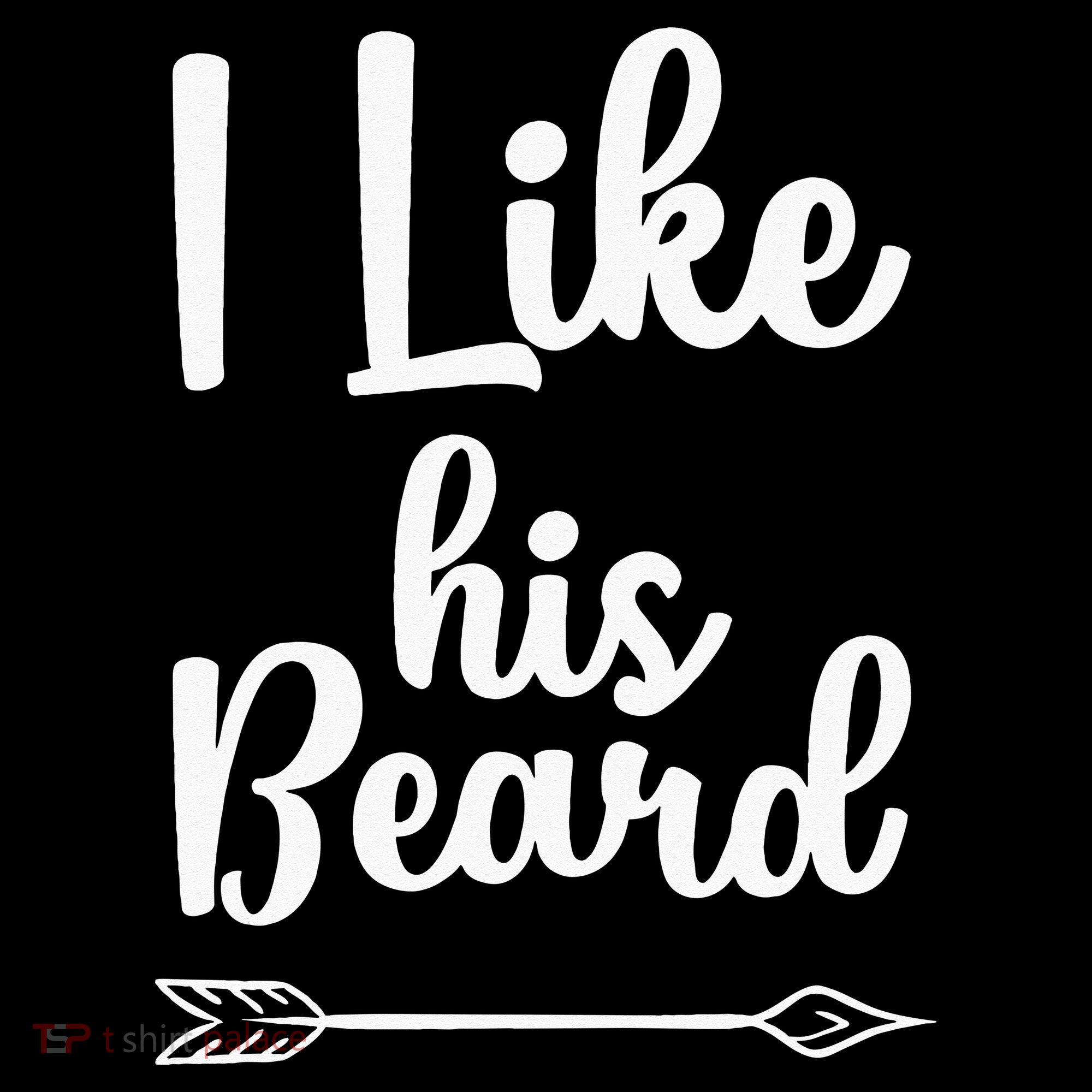 I Like His Beard Funny Compliment Matching Couples Visor