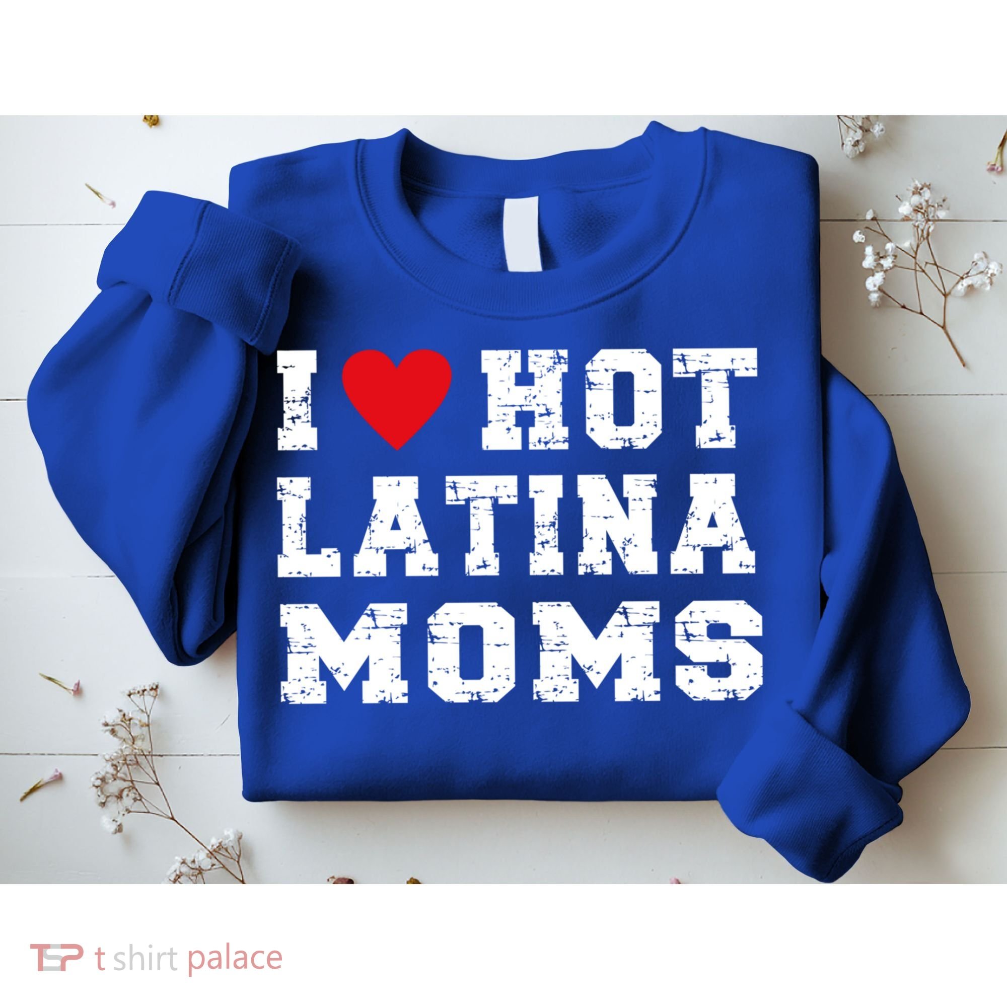 I Love Hot Moms Gift I Love Hot Latina Moms Gift Sweatshirt