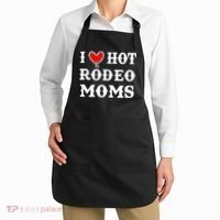 I Love Hot Rodeo Moms Funny Saying Cowboy Western Rodeo Apron thumb 2