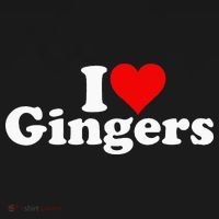 I LOVE HEART GINGERS REDHEADS RED HAIR Sweatshirt thumb 3