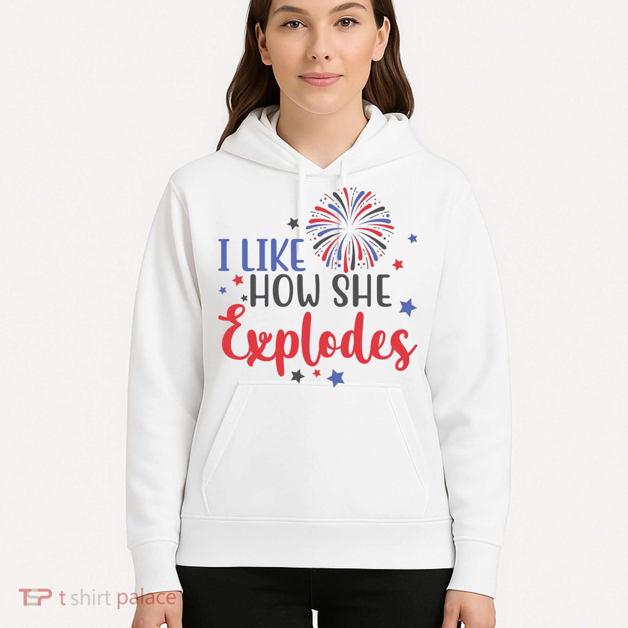 I Like How She Explodes 4th Of July Funny Hoodie