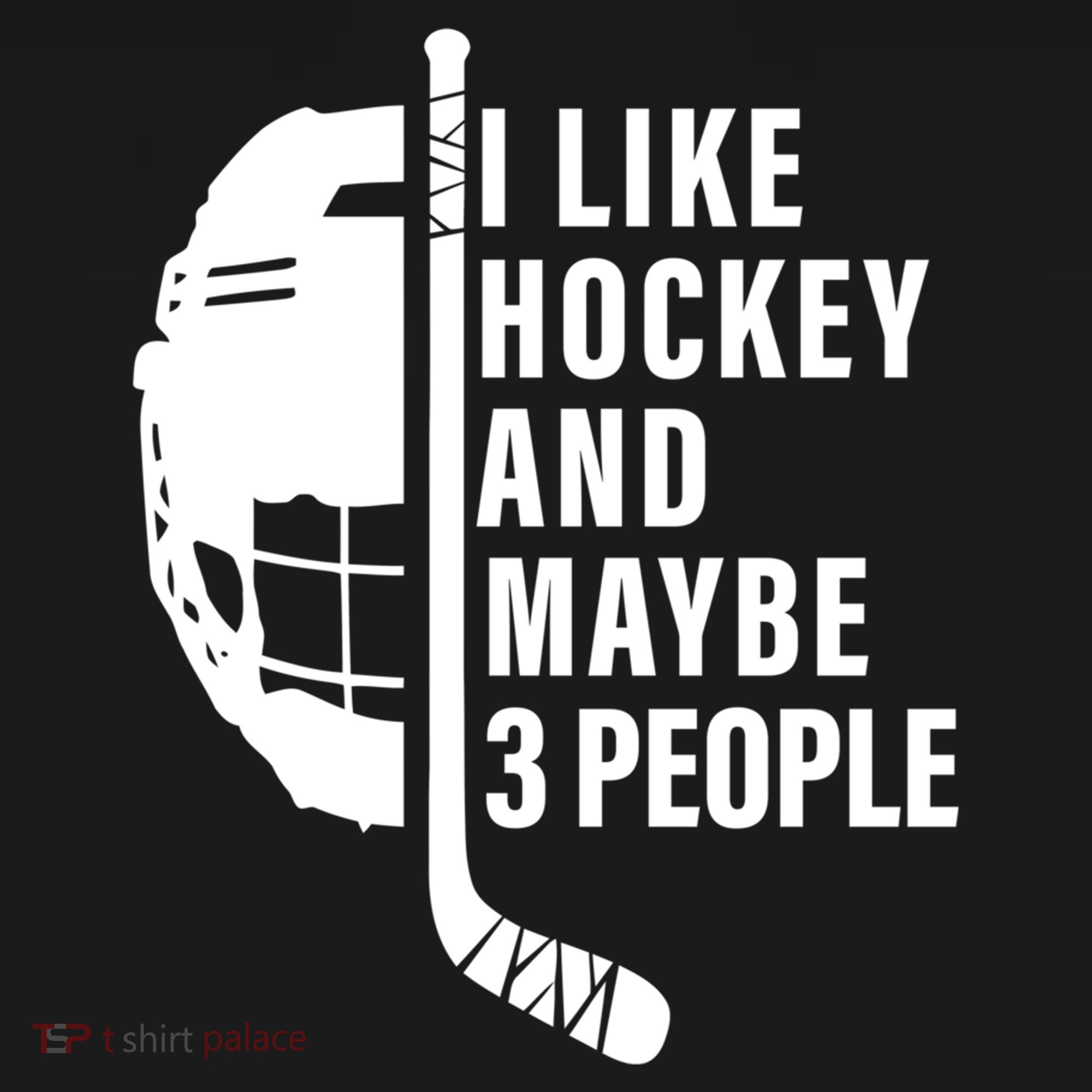 I Like Hockey And Maybe 3 People Ice Hockey Game Day Vibes Gift Women's Hoodie